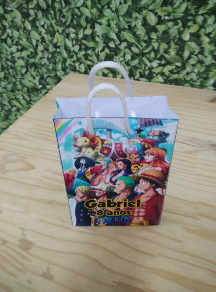 One Piece Sacola Personalizada Pronta Entrega