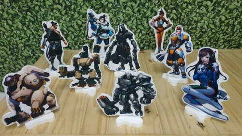 Overwatch Kit de Mesa Displays 9 Peças Pronta Entrega