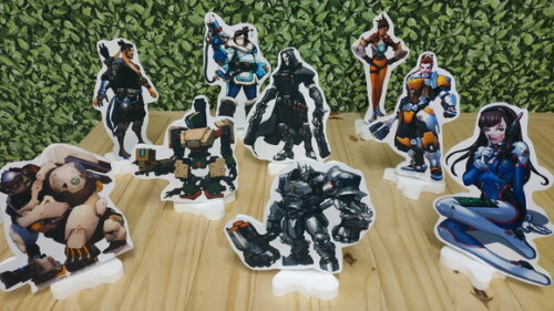 Overwatch Kit de Mesa Displays 9 Peças Pronta Entrega