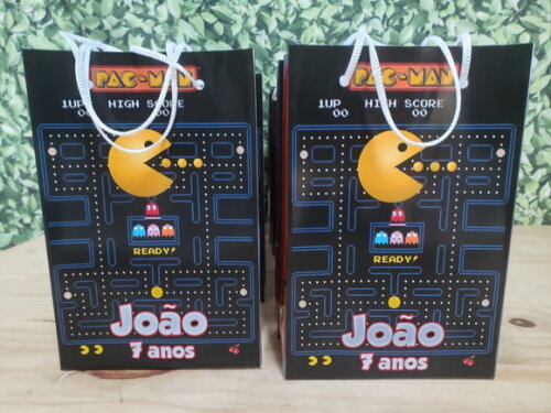 Pacman Sacola Personalizada Pronta Entrega