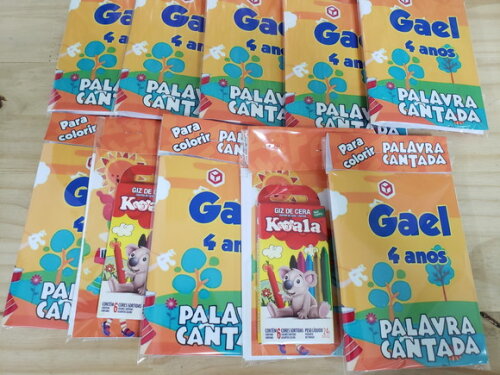 Palavra Cantada Caderninho de Colorir Personalizado