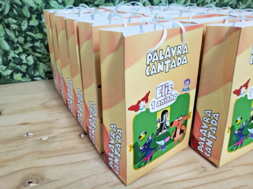 Palavra Cantada Sacola Personalizada Pronta Entrega
