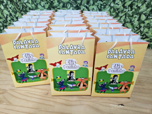Palavra Cantada Sacola Personalizada Pronta Entrega