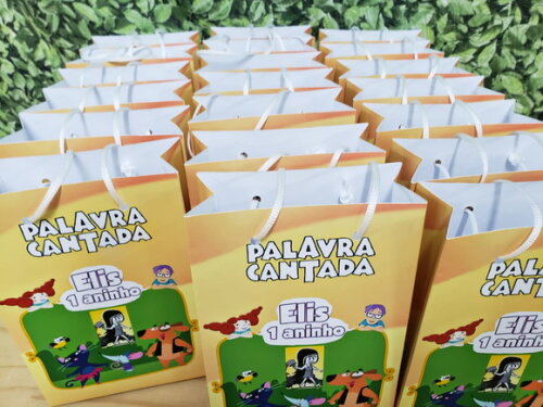 Palavra Cantada Sacola Personalizada Pronta Entrega