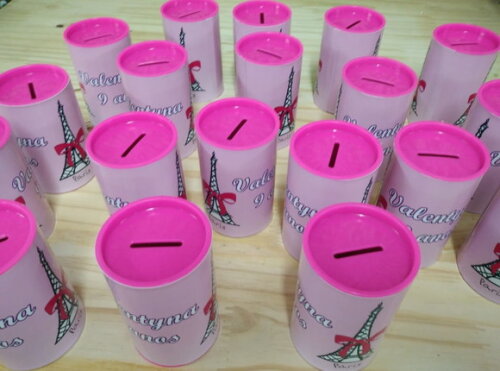 Paris Cofrinhos Personalizados Pronta Entrega
