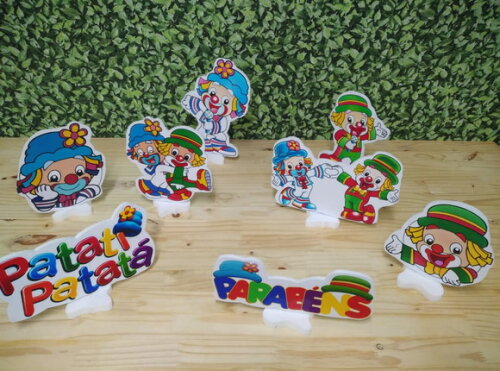 Patati Patata Kit de Mesa Displays 8 Peças Pronta Entrega