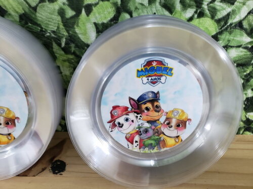 Patrulha Canina Prato Sobremesa Personalizado Pronta Entrega