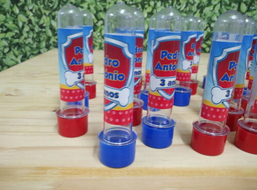 Patrulha Canina Tubetes Personalizados Pronta Entrega
