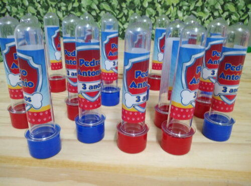 Patrulha Canina Tubetes Personalizados Pronta Entrega