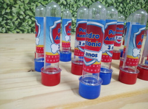 Patrulha Canina Tubetes Personalizados Pronta Entrega