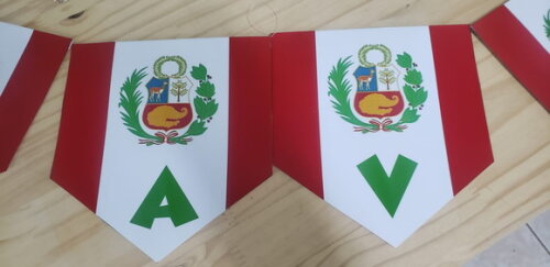 Perú Varal Escrito Boa Viagem Mais Nome Pronta Entrega