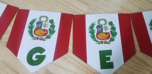 Perú Varal Escrito Boa Viagem Mais Nome Pronta Entrega
