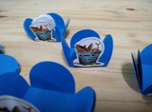 Pesca Forminhas Personalizadas 36 Unid Pronta Entrega