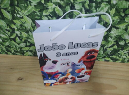 Pets a Vida Secreta dos Bichos Sacola Personalizada