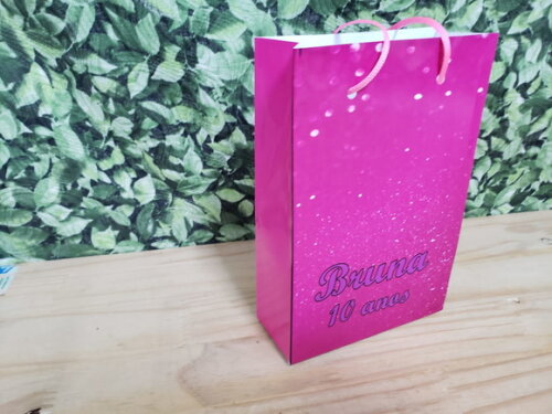 Pink Sacola Personalizada Pronta Entrega
