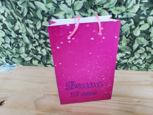 Pink Sacola Personalizada Pronta Entrega