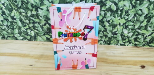 Pintando o 7 Sacola Personalizada Pronta Entrega