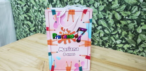 Pintando o 7 Sacola Personalizada Pronta Entrega