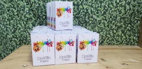 Pintando o 7 Sacola Personalizada Tam Médio Pronta Entrega