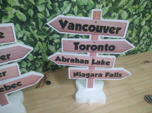 Placas Viagem Canadá Pronta Entrega