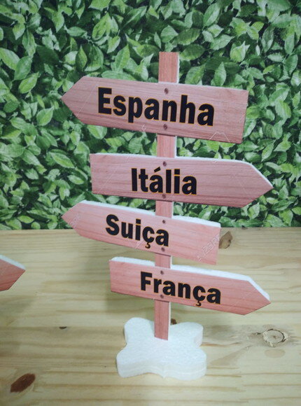 Placas Divertidas Tema Viagem Pronta Entrega