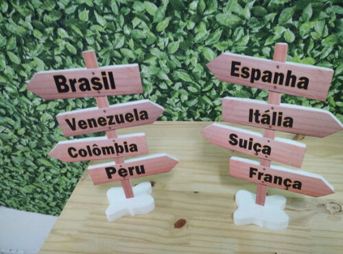 Placas Divertidas Tema Viagem Pronta Entrega