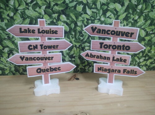 Placas Viagem Canadá Pronta Entrega
