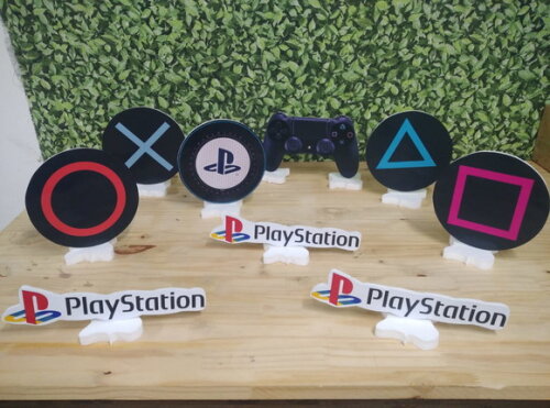 Play Station Kit de Mesa 9 Peças Pronta Entrega