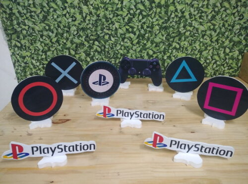 Play Station Kit de Mesa 9 Peças Pronta Entrega