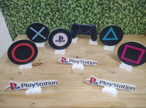 Play Station Kit de Mesa 9 Peças Pronta Entrega