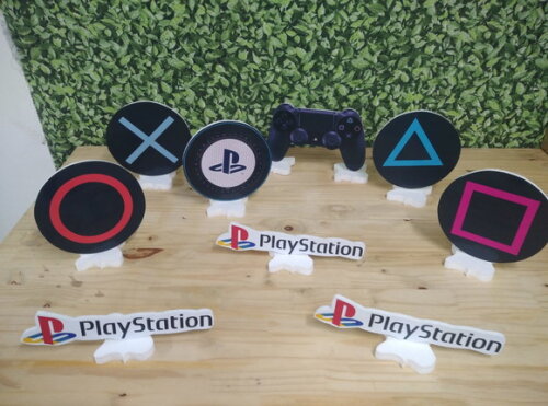 Play Station Kit de Mesa 9 Peças Pronta Entrega