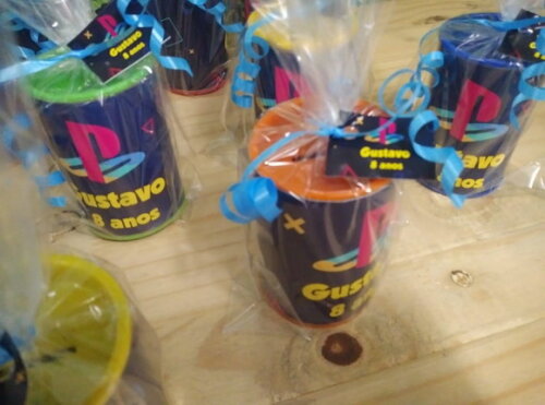 Playstation Lembrancinha Personalizada Cofrinhos Embalados