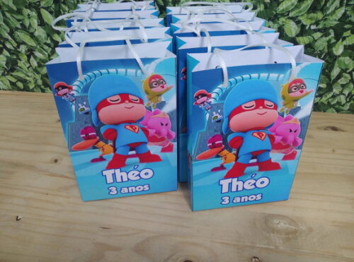 Pocoyo Sacola Personalizada Pronta Entrega