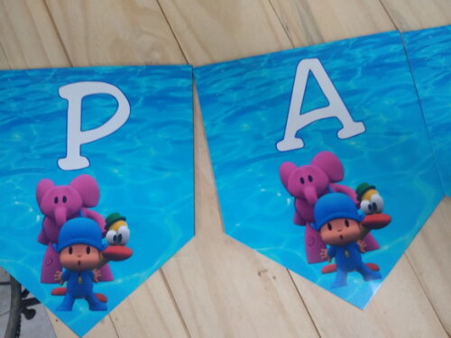 Pocoyo Varal Parabens Mais Nome Personalizado
