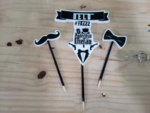 Poderoso Chefão Topo de Bolo Personalizado