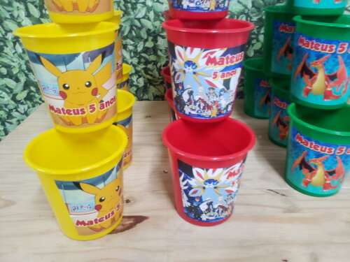 Pokemon Baldinhos Personalizados Pronta Entregas