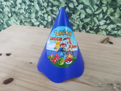 Pokemon Chapeuzinho Personalizado Pronta Entrega