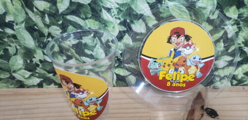 Pokemon Descartáveis Personalizados Pornta Entrega