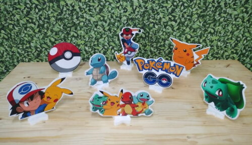 Pokemon Kit de Mesa Displays 8 Peças Pronta Entrega