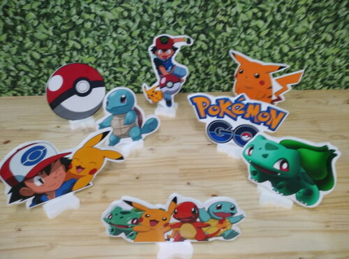 Pokemon Kit de Mesa Displays 8 Peças Pronta Entrega