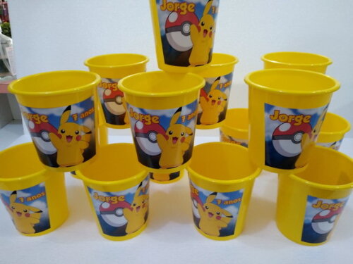 Pokemon Lembracinha Baldinho Personalizado