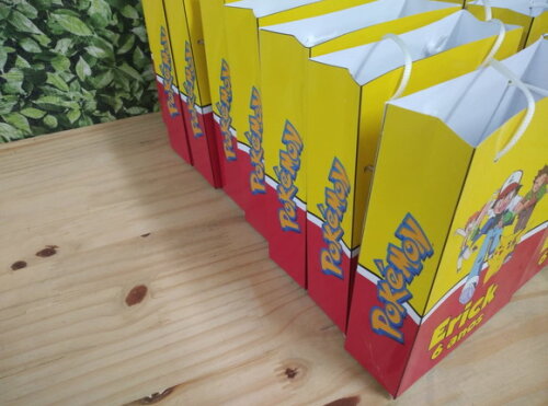 Pokemon Sacola Personalizada Pronta Entrega