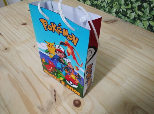 Pokemon Sacola Personalizada Pronta Entrega