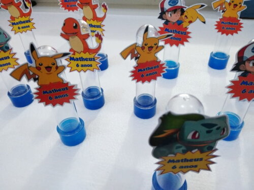 Pokemon Tubets com Apliques Personalizados