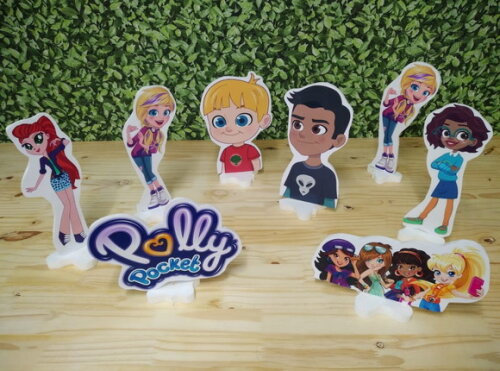 Polly Pocket Kit de Mesa Displays 8 Peças Pronta Entrega