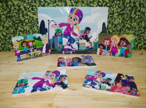 Polly Pocket Kit de Parede 6 Peças Pronta Entrega