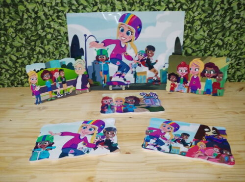 Polly Pocket Kit de Parede 6 Peças Pronta Entrega