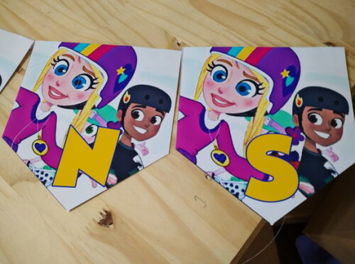 Polly Pocket Varal Personalizado Parabens Mais Nome P Entreg