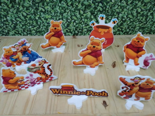 Pooh Kit de Mesa 8 Peças Pronta Entrega