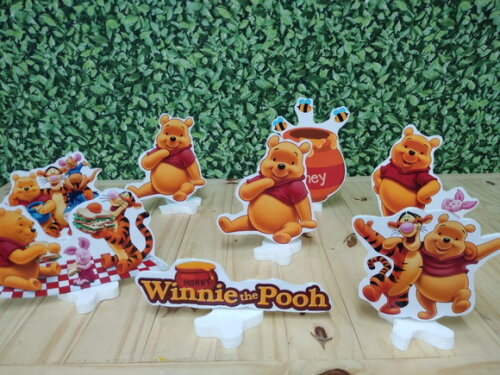 Pooh Kit de Mesa 8 Peças Pronta Entrega